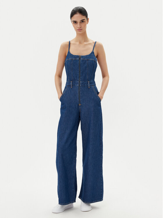 Levi's® Levi's® Overal Bustier 001WC-0003 Modrá Slim Fit