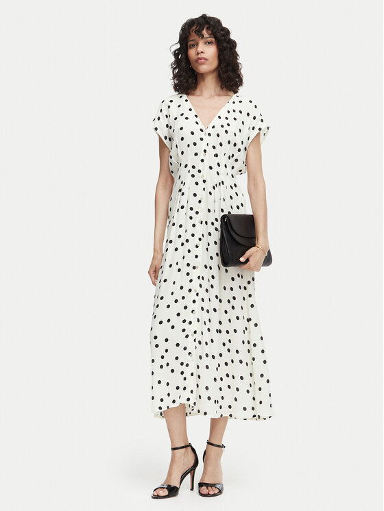 Vero Moda Vero Moda Vasaras kleita Elisa 10348019 Balts Regular Fit