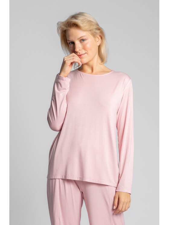 LaLupa LaLupa Bluzka LA027 Różowy Comfortable Fit