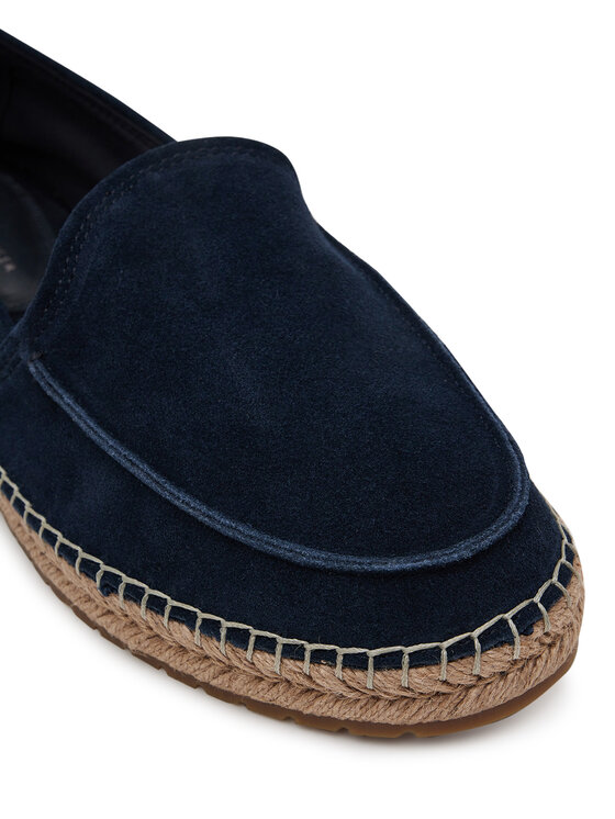 Tommy Hilfiger Tommy Hilfiger Espadryle Hilfiger Flex Espa Suede Loafer FM0FM05392 Granatowy