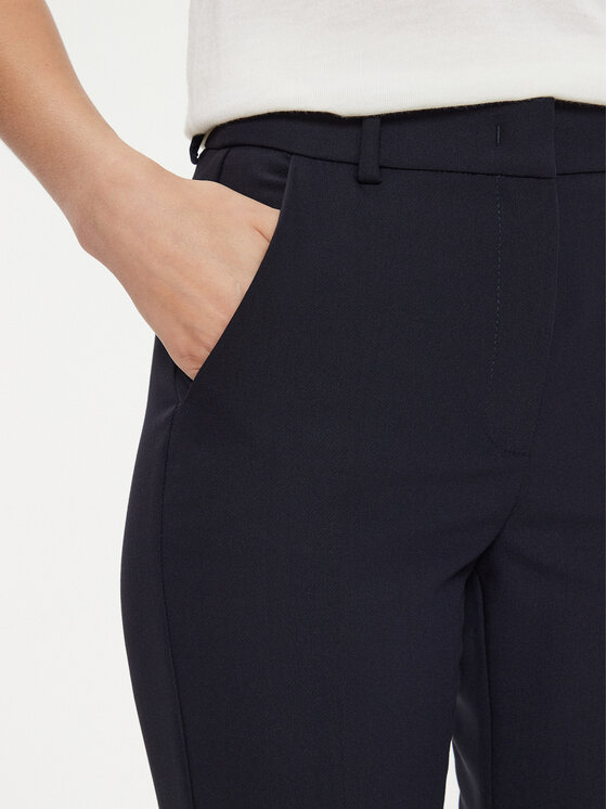 Weekend Max Mara Weekend Max Mara Spodnie damskie Freda 2425136031 Granatowy Regular Fit