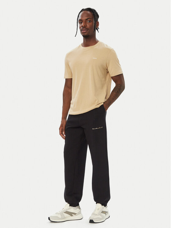 HUGO HUGO Donji dio trenerke Datripant 50568125 Crna Relaxed Fit