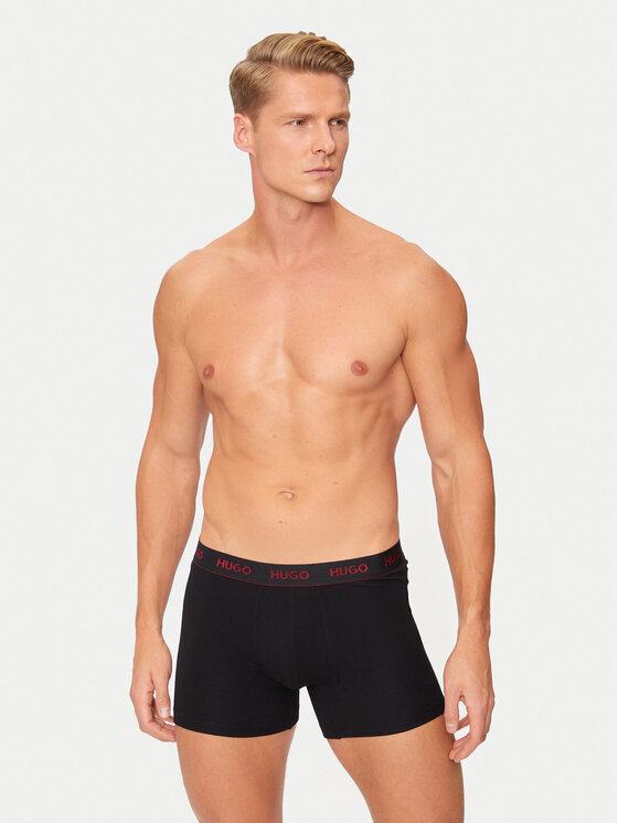 HUGO Hugo Set od 3 para bokserica 50517886 Crna