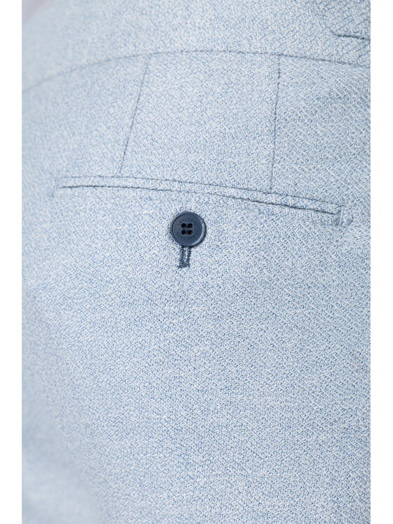 Lancerto Lancerto Spodnie materiałowe Paullo Błękitne SP131126000005 Niebieski Slim Fit