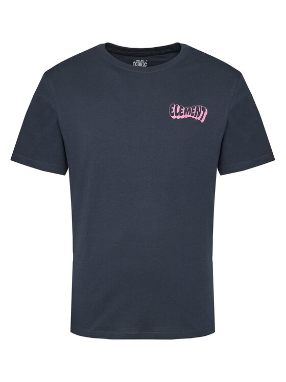 Element Element T-Shirt Wind Water Fire Earth ELYZT00523 Granatowy Regular Fit