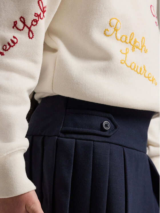 Polo Ralph Lauren Polo Ralph Lauren Sukňa Casion 312749584001 Tmavomodrá Regular Fit