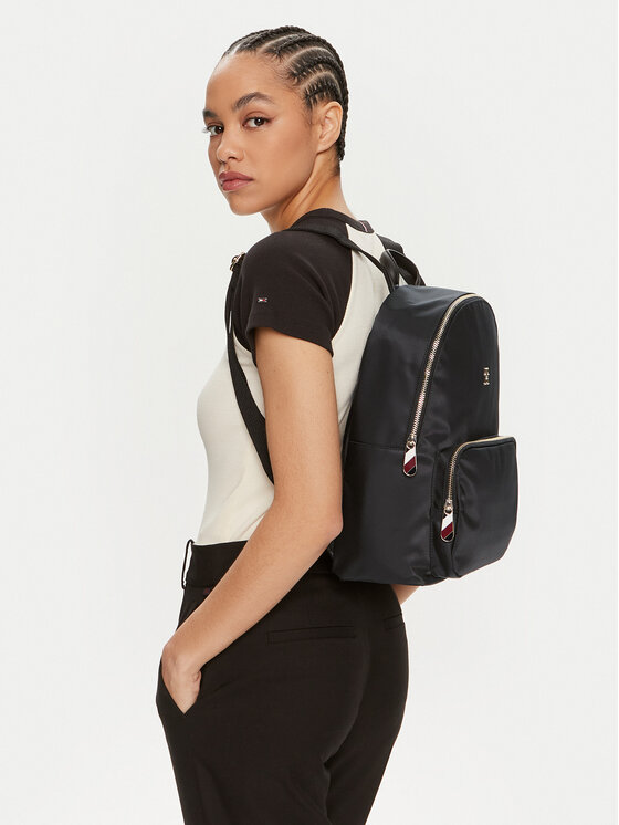 Tommy Hilfiger Tommy Hilfiger Ruksak Poppy AW0AW15641 Crna