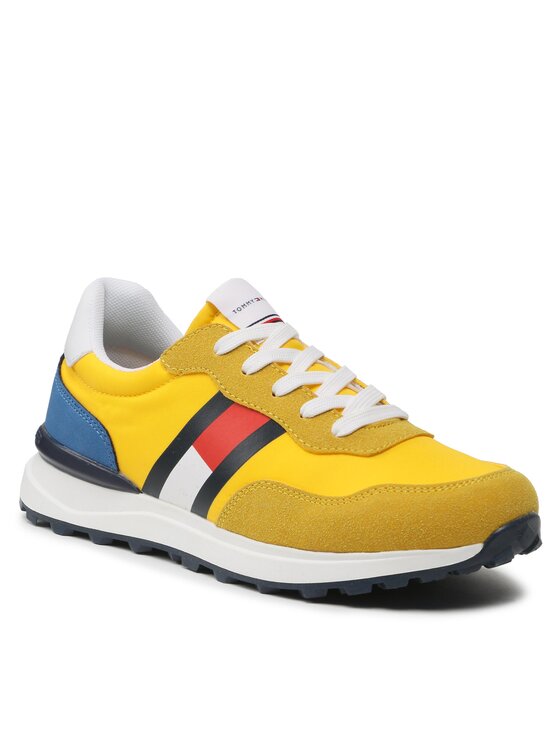 Tommy Hilfiger Сникърси Flag Low Cut Lace-Up Sneaker T3X9-32886-1587 S ...