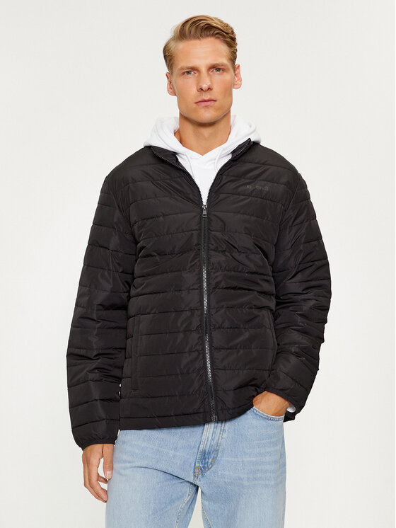 Sprandi Sprandi Pūkinė striukė SP3-KUM050 Juoda Regular Fit