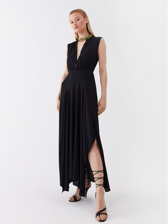 Patrizia Pepe Patrizia Pepe Každodenní šaty 2A2575/A8I1-K103 Černá Regular Fit