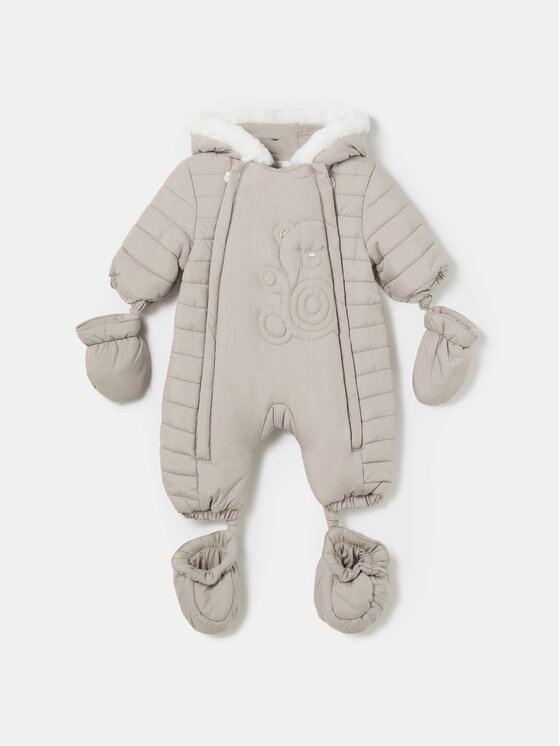 Mayoral Mayoral Зимен детски гащеризон 2620 Бежов Regular Fit