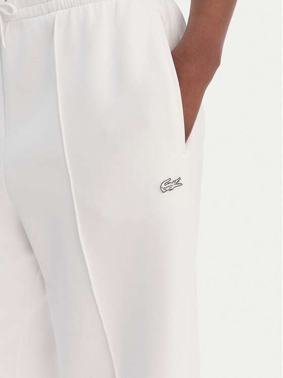 Lacoste Lacoste Pantaloni trening XF0041 Alb Relaxed Fit