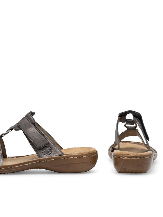 Rieker Rieker Pantoletten 608K1-45 Grau