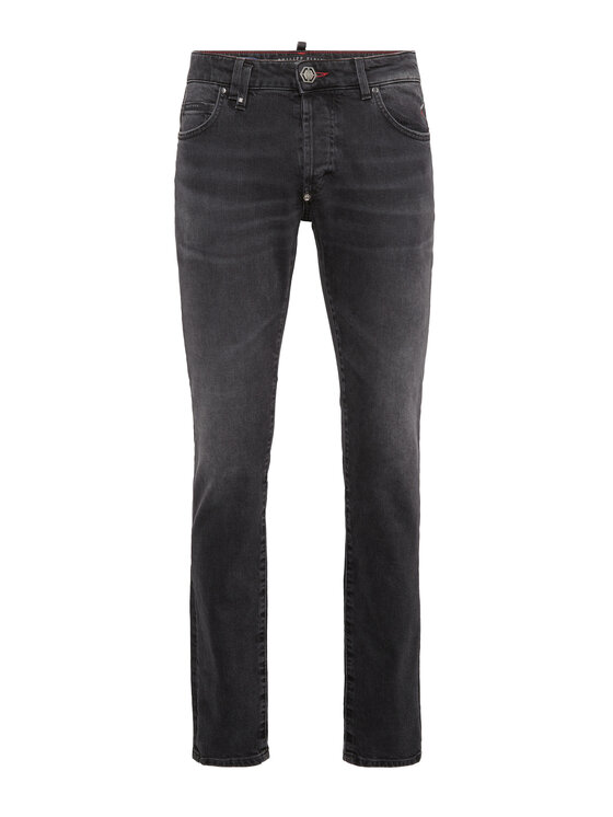 PHILIPP PLEIN PHILIPP PLEIN Jeansy 25905 Czarny Straight Leg
