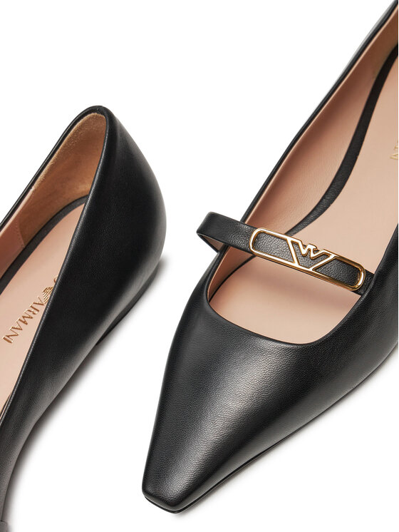Emporio Armani Emporio Armani Baleriny X3D295 XF271 00002 Czarny
