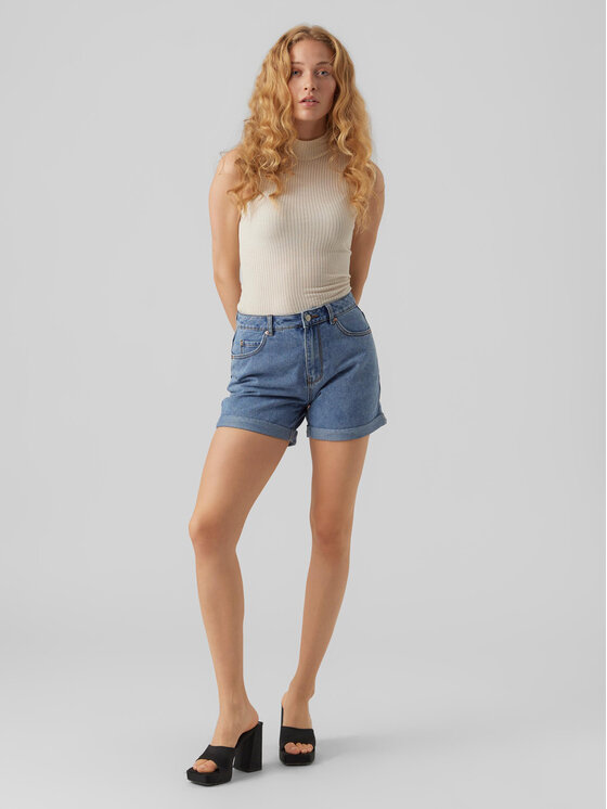 Vero Moda Vero Moda Farmer rövidnadrág Zuri 10279493 Kék Regular Fit