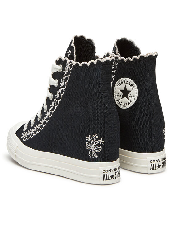 Converse Converse Plátěnky Chuck Taylor All Star Wedge A13546C Černá