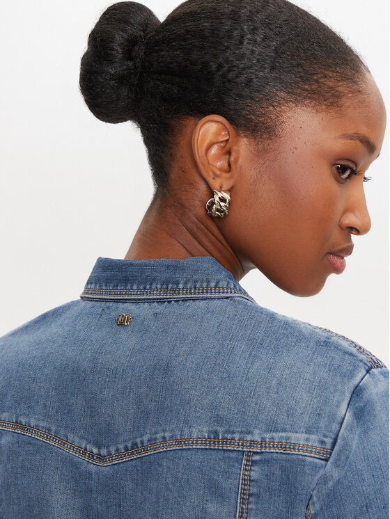 Gaudi Gaudi camicia di jeans 421BD46002 Blu Regular Fit
