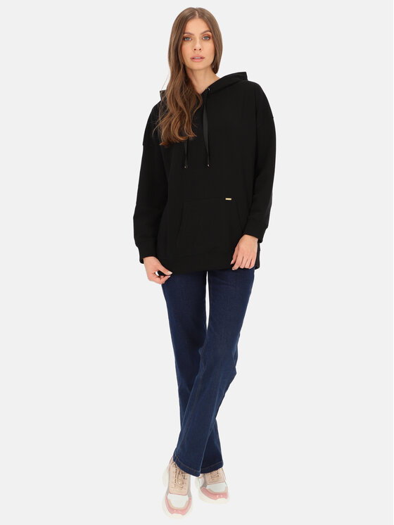 L’AF L’AF Bluza Marcy Czarny Regular Fit