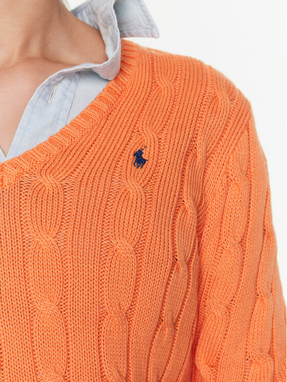 Polo Ralph Lauren Polo Ralph Lauren Sweater 211891641008 Narancssárga Slim Fit