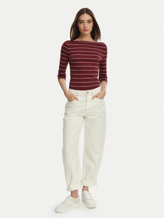 Tommy Hilfiger Tommy Hilfiger Blúz New Cody WW0WW40589 Piros Slim Fit