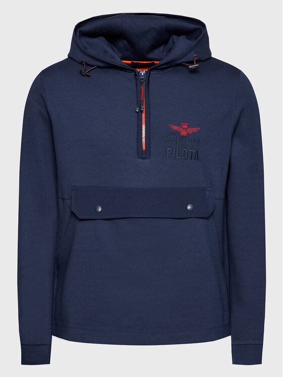 Aeronautica Militare Aeronautica Militare Bluza 222FE1696F421 Granatowy Regular Fit