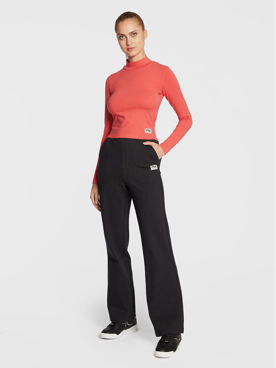 Blusa Tarsia FAW0248 Rosso Cropped Fit