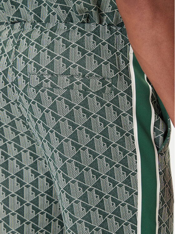 Lacoste Lacoste Teplákové nohavice XH1440 Zelená Regular Fit