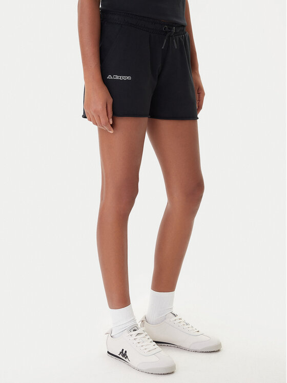 Kappa Kappa Sportovní kraťasy Fefra 351K2RW Černá Regular Fit