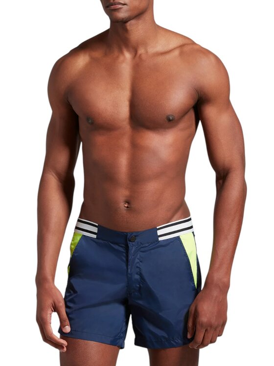 Bikkembergs Bikkembergs Costume da bagno costume - Bikkembergs - double lines Blu Regular Fit