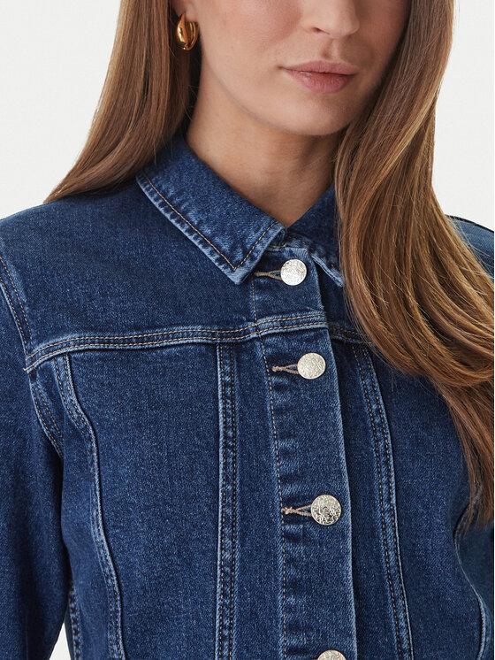 ONLY ONLY Džinsinė striukė Remi 15363587 Tamsiai mėlyna Slim Fit