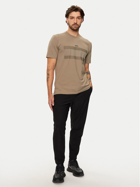 BOSS BOSS Majica 50525224 Bež Regular Fit