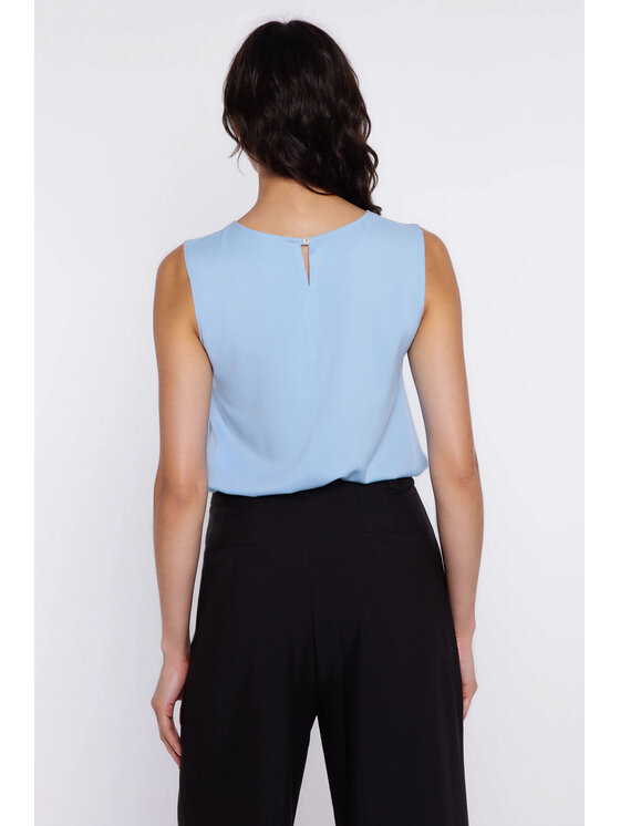 NIFE NIFE Kalhoty z materiálu SD138 Černá Modern Relaxed Fit
