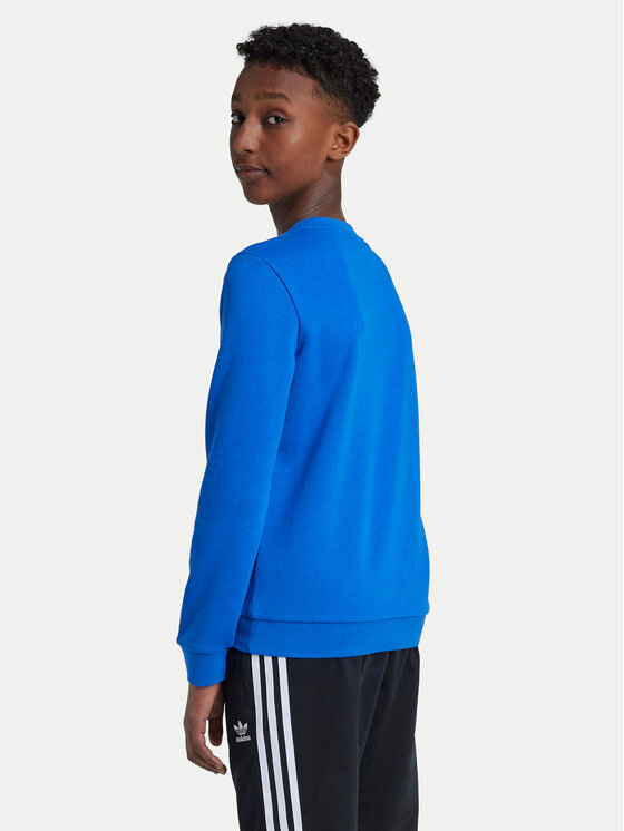 adidas adidas Majica dugih rukava Trefoil IY7438 Plava Regular Fit