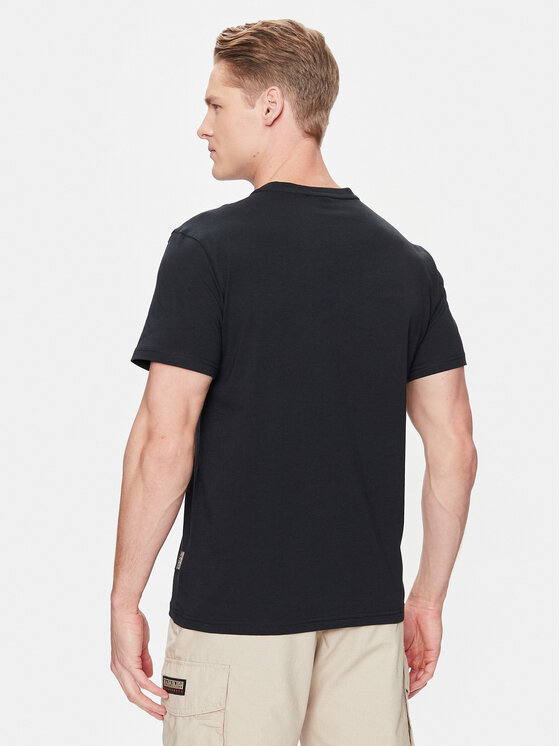 Napapijri Napapijri Tricou Salis NP0A4H8D Negru Regular Fit