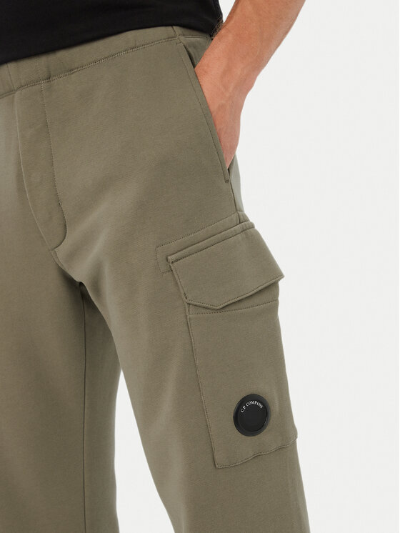 C.P. Company C.P. Company Spodnie dresowe 21CMSP030A005086W Beżowy Regular Fit