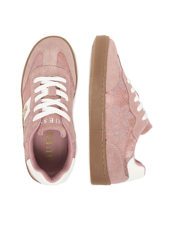 Guess Guess Sneakersy CEO-AVO-LACE Różowy