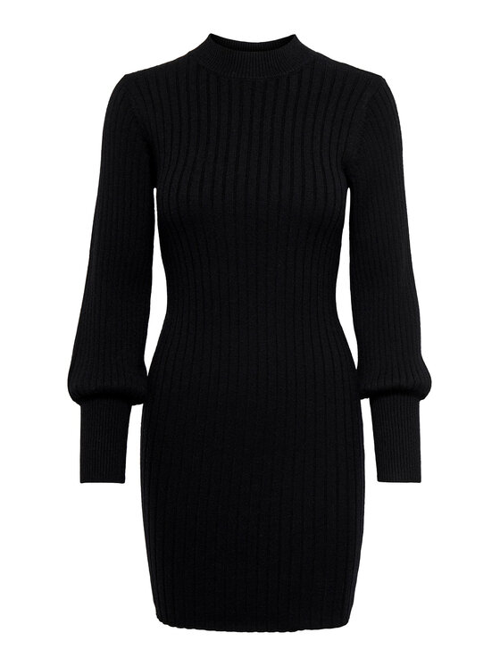 JDY JDY Strickkleid 15271590 Schwarz Regular Fit