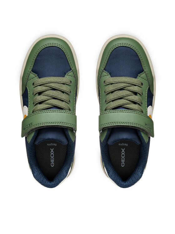 Geox Geox Сникърси J454AA 0FU54 C0098 S Зелен
