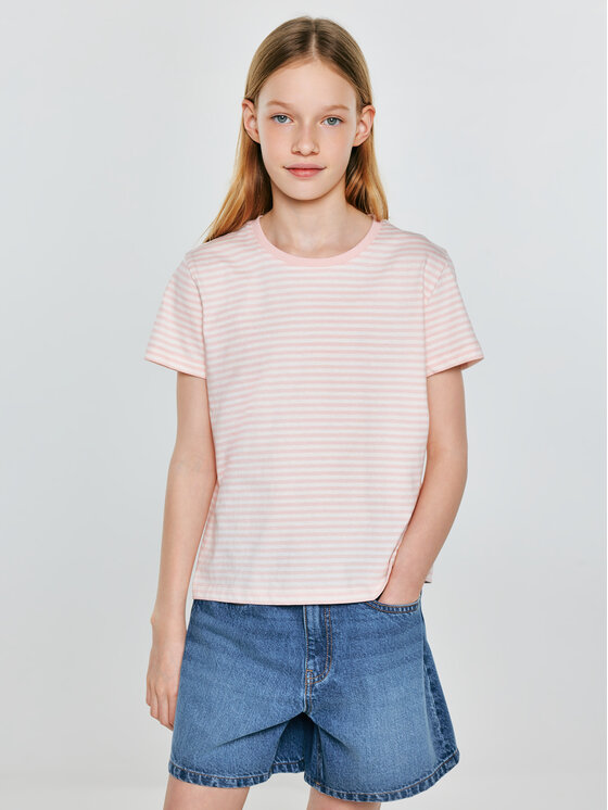 BIG STAR BIG STAR T-Shirt MICA Różowy Basic Fit