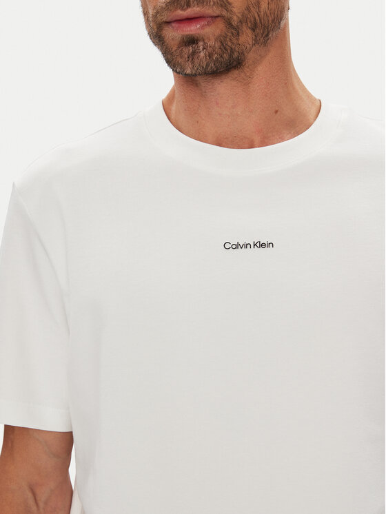 Calvin Klein Calvin Klein T-Shirt LV04LC241G Biały Regular Fit