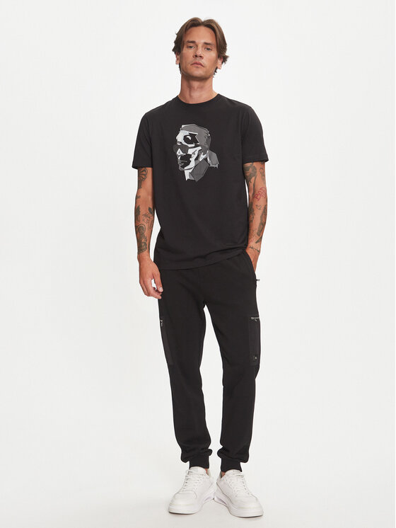 KARL LAGERFELD KARL LAGERFELD T-särk 755060 544242 Must Regular Fit