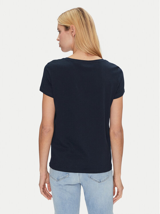 Mustang Mustang T-shirt Alma 1013933 Tamnoplava Regular Fit