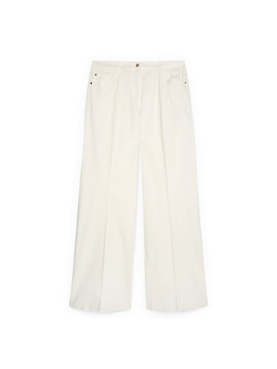 Fiorella Rubino Fiorella Rubino Pantaloni di tessuto P709T005162N011 Bianco Regular Fit