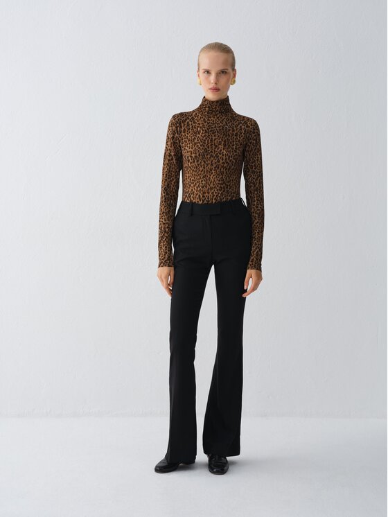 La Mania La Mania Body ZARIAH Brązowy Slim Fit