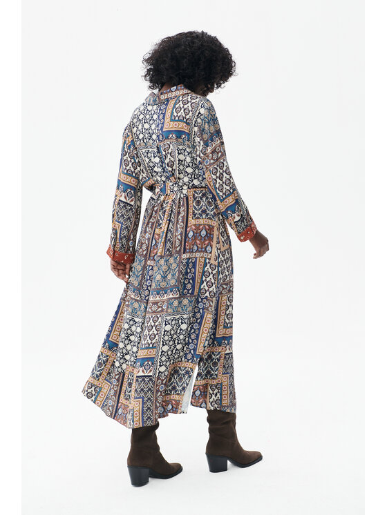 blue shadow blue shadow Sukienka codzienna Evelin Granatowy Regular Fit