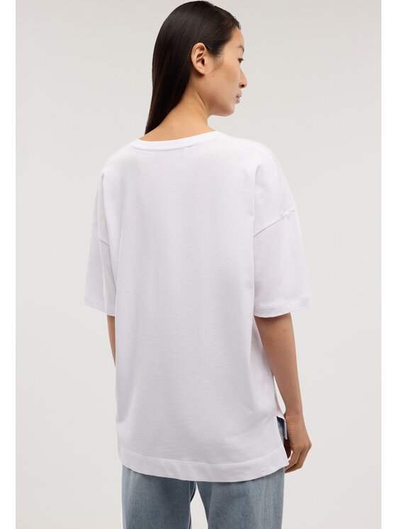 Trussardi Trussardi T-Shirt G0396000268N001 Biały Regular Fit