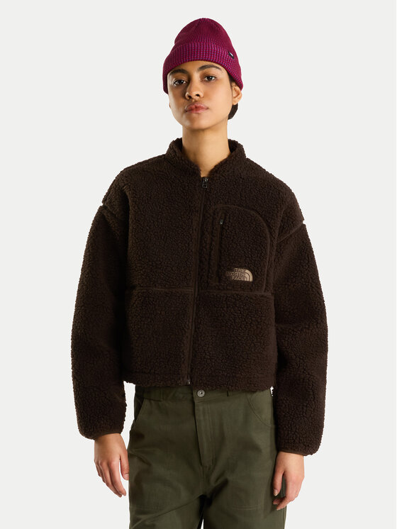 The North Face The North Face Polar Extreme Pile 2 NF0A8KQY Brązowy ciemny Relaxed Fit