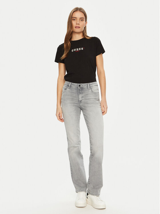 Guess Guess Jeansy W5RA15 D5L81 Szary Straight Leg