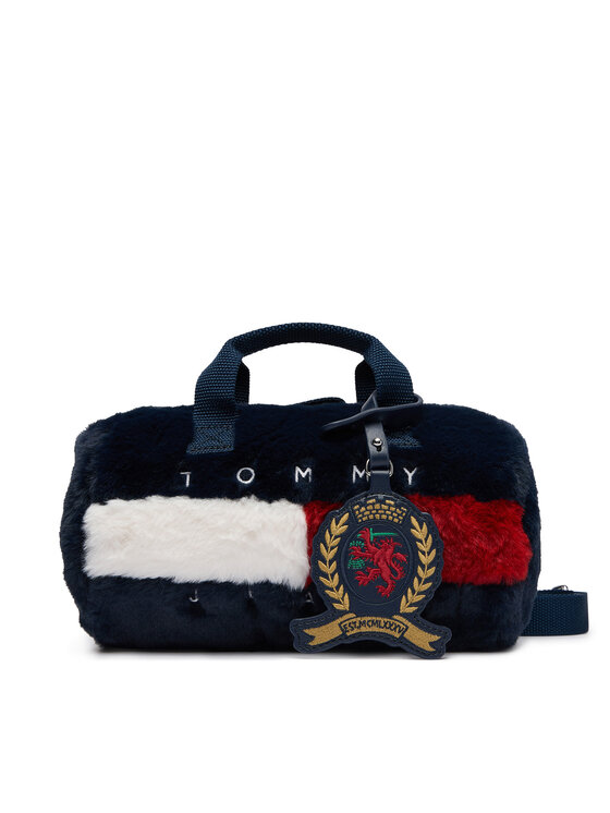 Tommy Jeans Tommy Jeans Handtasche Tjw Archive Fur Micro Duffle AW0AW19080 Dunkelblau
